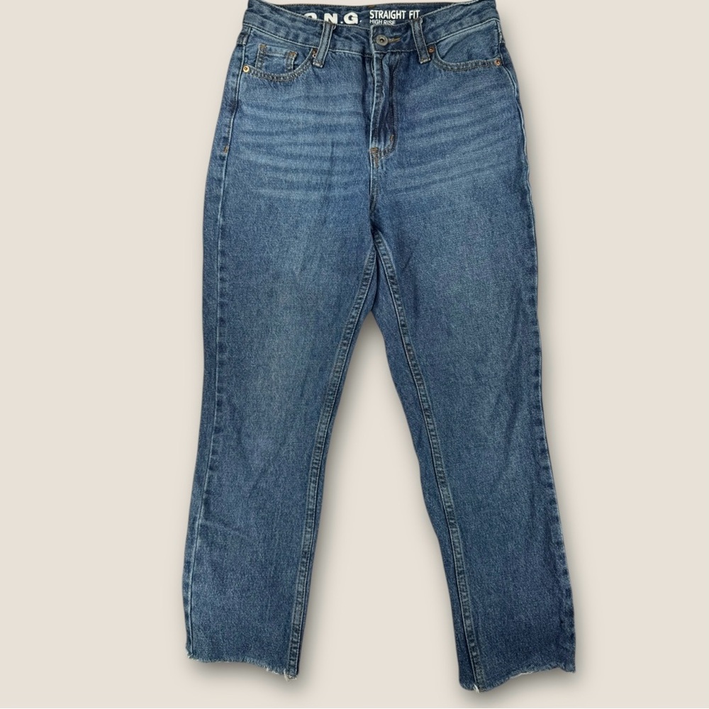 Trendy Blue Straight Leg Jeans Juniors Size 3